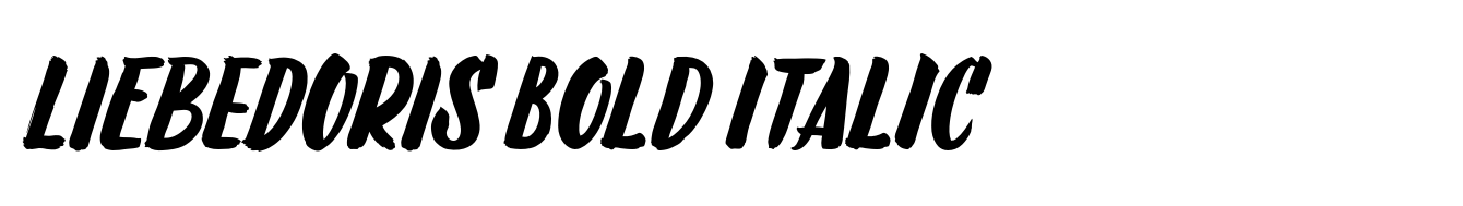 LiebeDoris Bold Italic